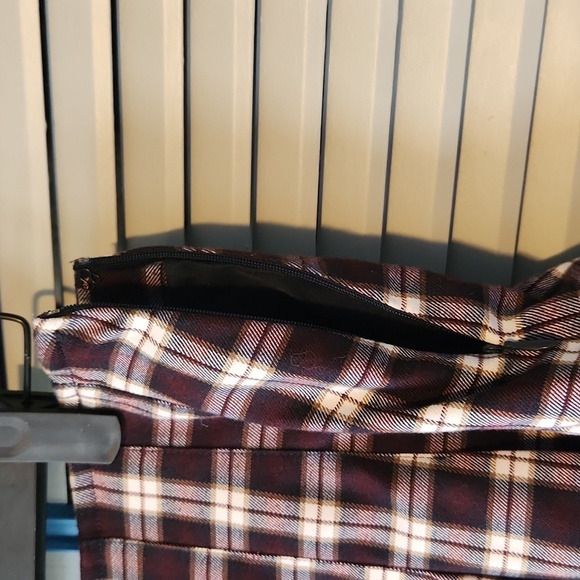 Final Sale Forever 21 Purple and White mini skirt - Picture 9 of 10